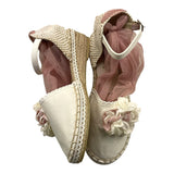 Juana Sanchez Schlichte Espadrilles mit cremefarbenen Applikationen für Mädchen