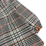 CALAMARO completo 2pz camicia-coulotte tinta unita con fantasia a quadri Bianco per Neonata 22065X BIANCO CALAMARO 