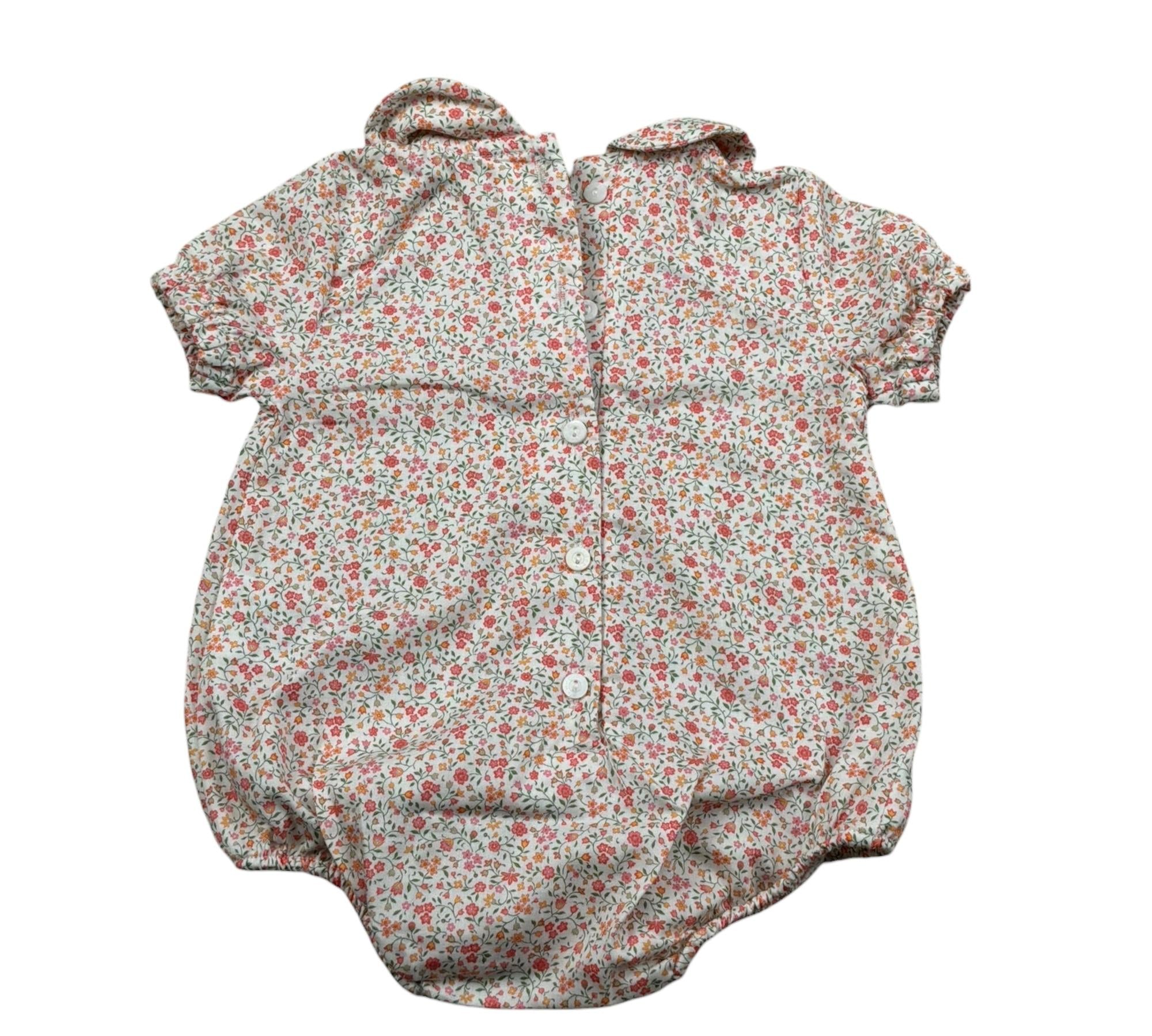 Wedoble Pagliaccetto Meza Manica Fantaisa Floreale per Neonata V2506716A BIANCO WEDOBLE 