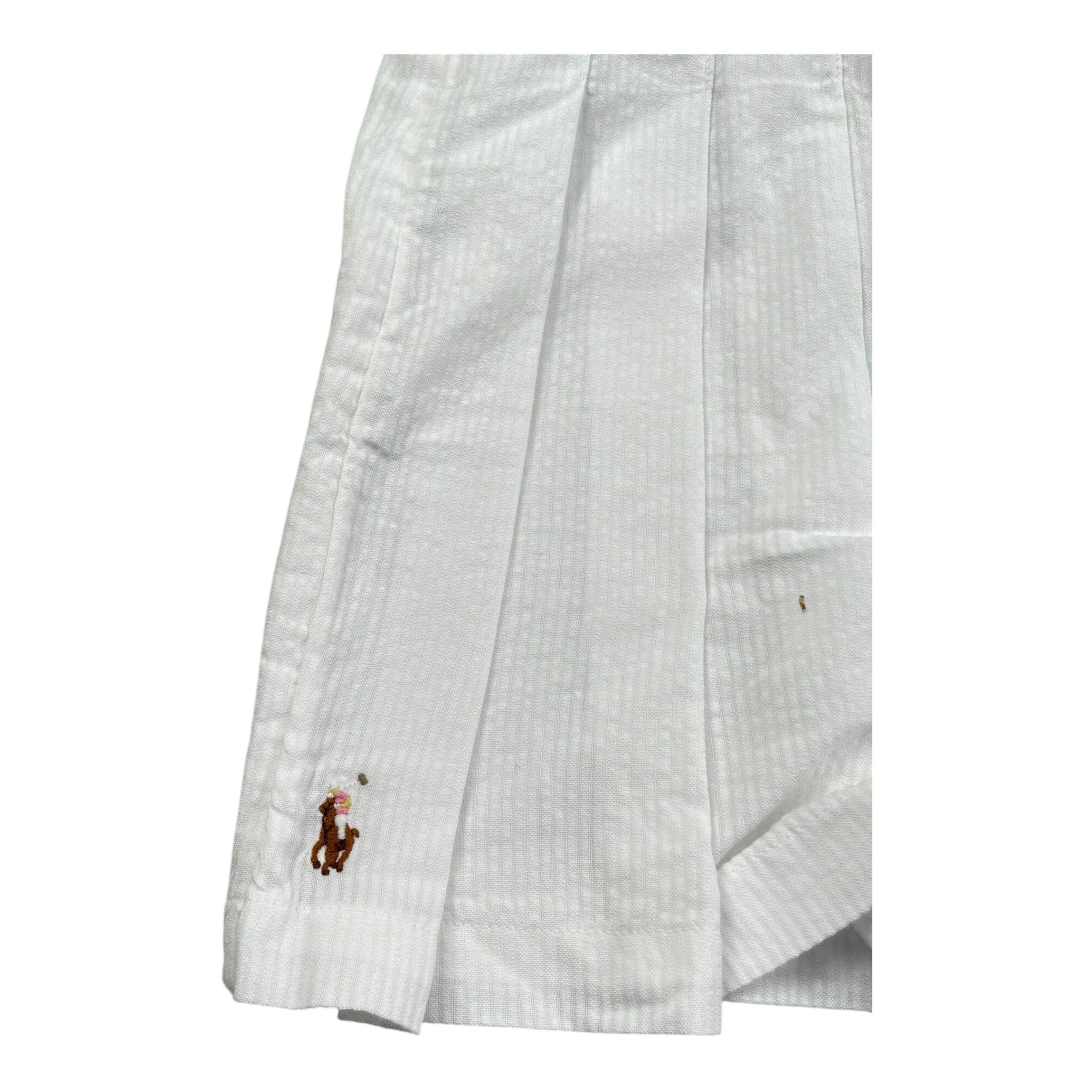 Ralph Lauren gonna Tinta Unita con Ricamo per Bambina 312964249001 BIANCO RALPH LAUREN 