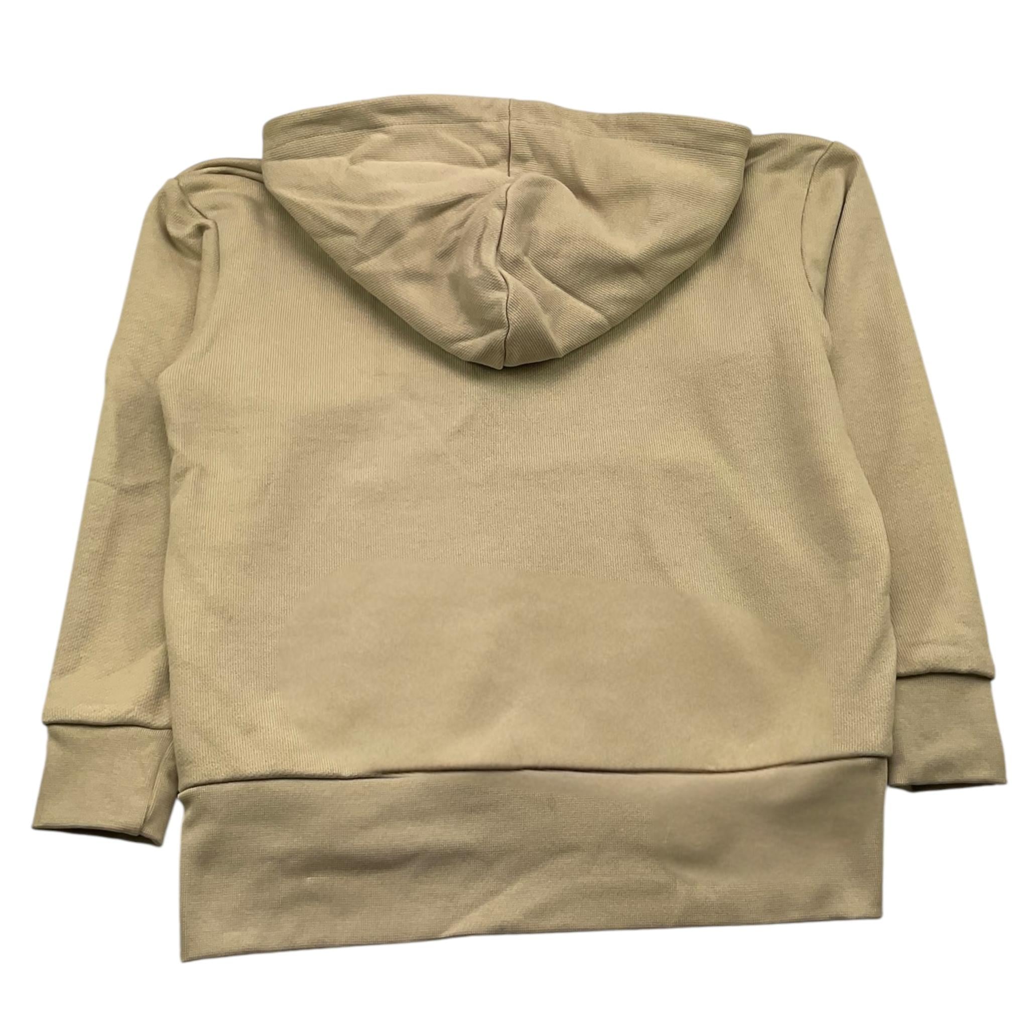 YES LONDON felpa chiusa con cappuccio tinta unita con logo Beige per Bambino JR5082 BEIGE YES LONDON 