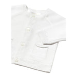 Mayoral Cardigan Tinta Unita per Neonato 1393 BIANCO MAYORAL 
