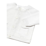 Mayoral Cardigan Tinta Unita per Neonato 1393 BIANCO MAYORAL 