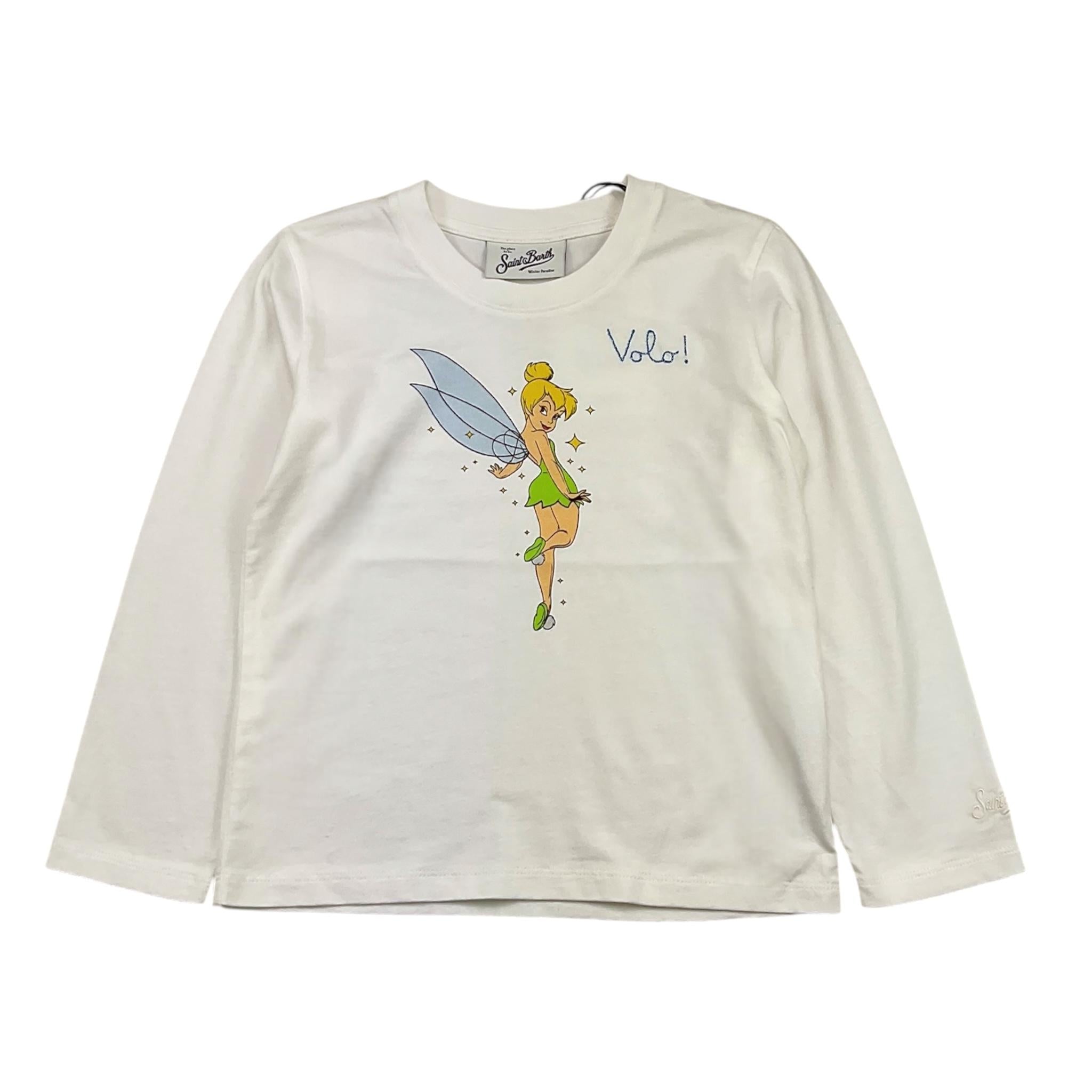 SAINT BARTH shirt girocollo tinta unita con stampa Bianco per Bambina TRILLU BIANCO SAINT BARTH 