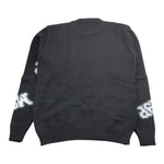 MAISON 9 PARIS maglia tinta unita con stampa Nero per Bambino 9154 NERO MAISON 9 PARIS 