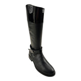 BALMAIN stivale modello alto tinta unita con logo Nero per Bambina BV0A76 NERO BALMAIN 