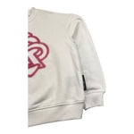 JOHN RICHMOND felpa chiusa girocollo tinta unita con stampa in contrasto Bianco per Bambina RGA25186FE BIANCO JOHN RICHMOND 