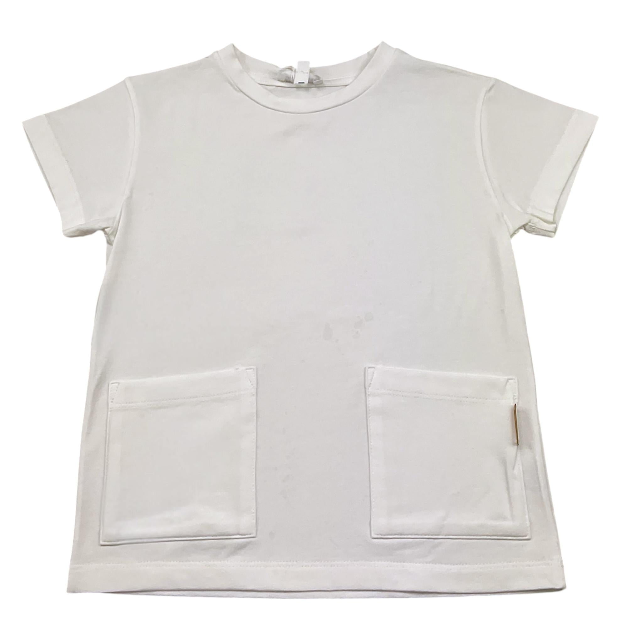 Lalalu' T-Shirt Girocollo Tinta Unita per Bambino TSL50PB BIANCO LALALU' 