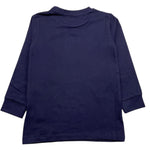 CESARE PACIOTTI shirt girocollo tinta unita con stampa in contrasto Blu per Bambino TSP5318B BLU CESARE PACIOTTI 