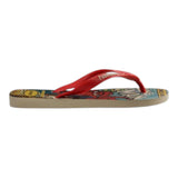 Havaianas Flip-Flops, einfarbig, mit rotem Spiderman-Muster für Jungen