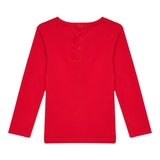 GUESS shirt girocollo tinta unita con stampa Rosso per Neonato I4YI02K8HM4X ROSSO GUESS 