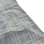 Burberry Abito In Denim Tinta Unita con Fantasia per Bambina 8072981 AZZURRO BURBERRY 