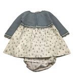 PAZ RODRIGUEZ set abito manica lunga con culotte Azzurro per Neonata 004110982 AZZURRO PAZ RODRIGUEZ 