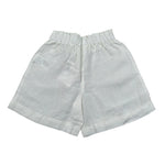 Il Gufo Short Tinta Unita con Elastico In Vita per Neonata P25PB181L6009 BIANCO IL GUFO 