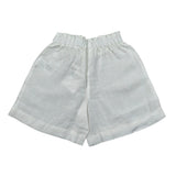 Il Gufo Short Tinta Unita con Elastico In Vita per Neonata P25PB181L6009 BIANCO IL GUFO 
