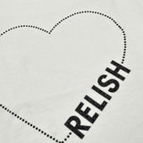 Relish T-Shirt Girocollo Tinta Unita con Stampa per Bambina RGP2301033007 BIANCO RELISH 