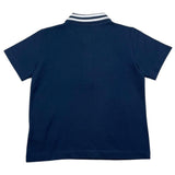 Etro Poloshirt Halbarm Einfarbig Mit Kontrastkragen Blau Für Jungen