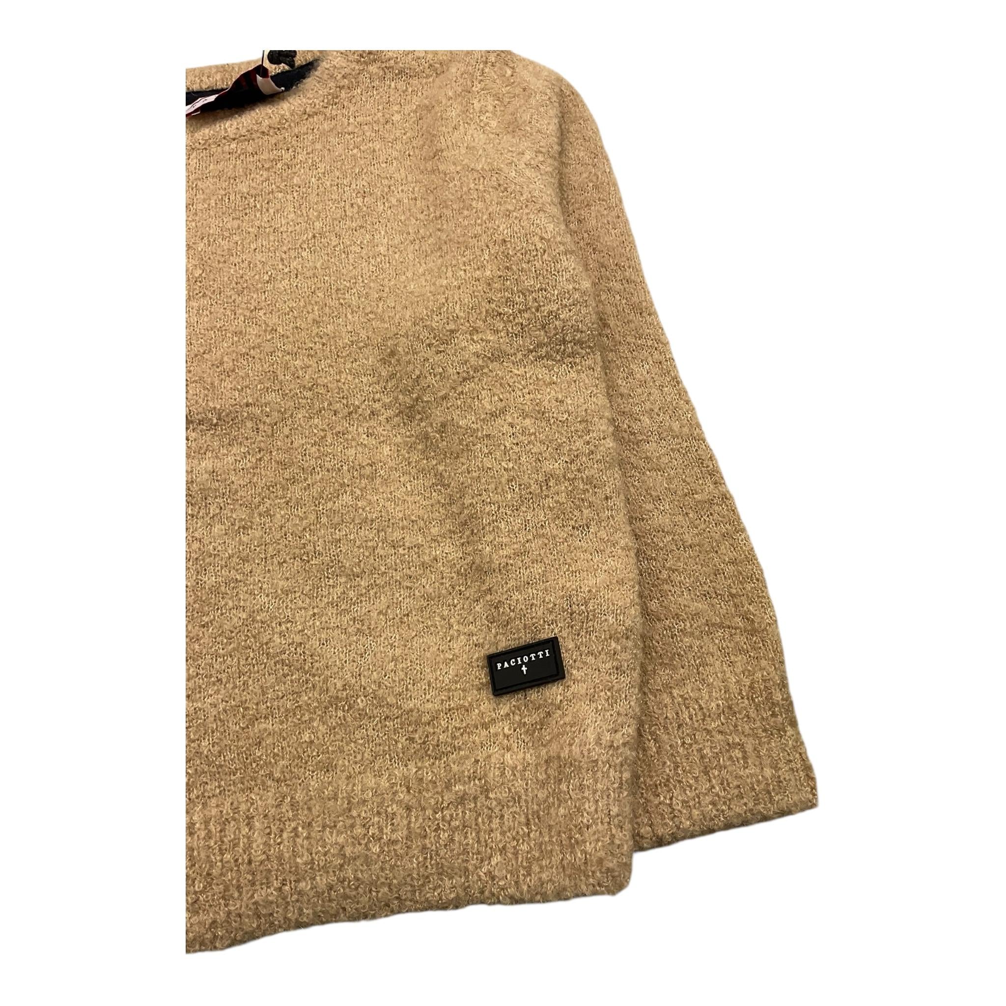 CESARE PACIOTTI maglia girocollo tinta unita Beige per Bambino MGP5357B BEIGE CESARE PACIOTTI 