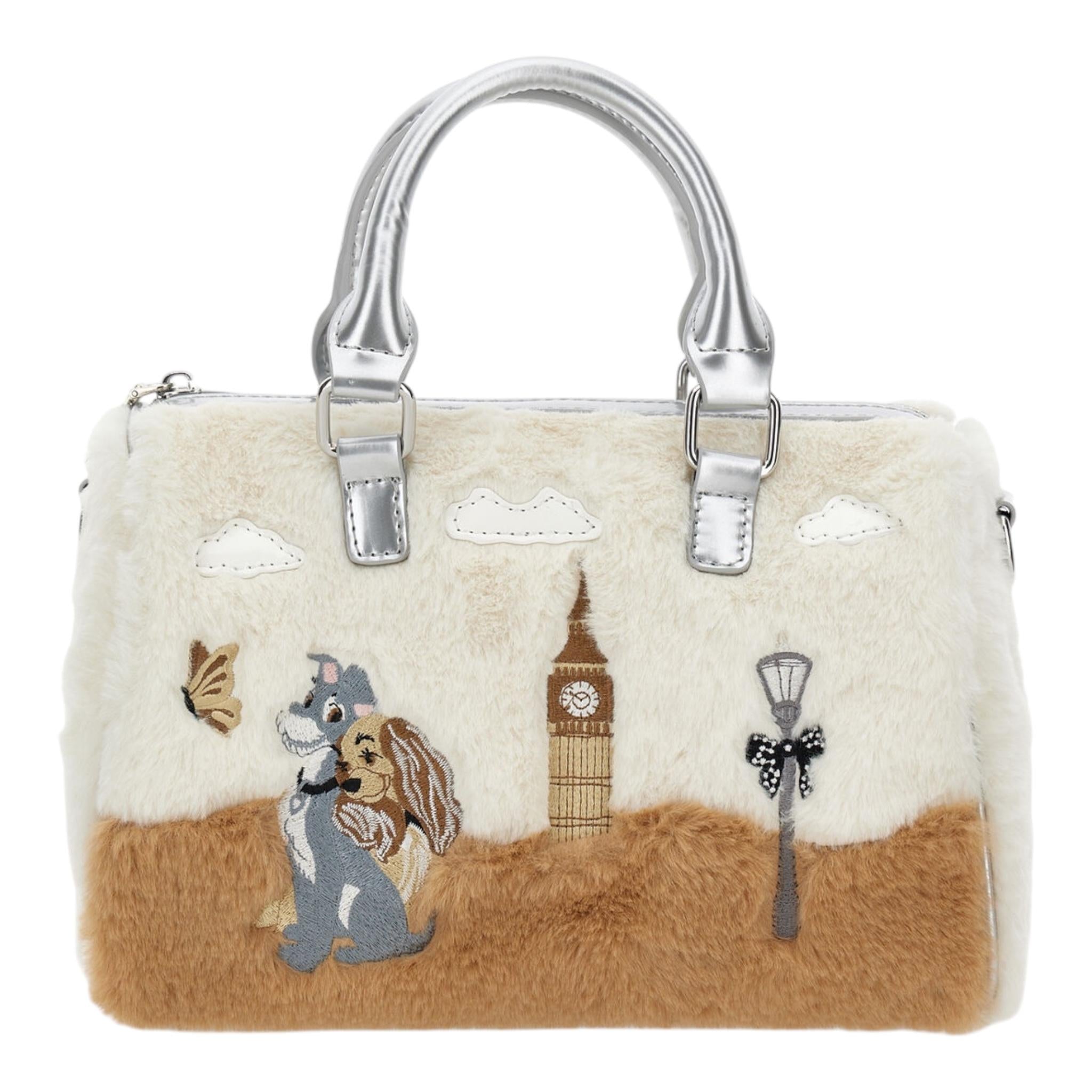 MONNALISA borsa tinta unita con stampa modello peluche Panna per Bambina 19D004 PANNA MONNALISA 