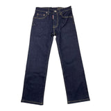 DSQUARED2 jeans tinta unita con cuciture in contrasto Blu per Bambino DQ2252X BLU DSQUARED2 
