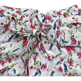 Monnalisa Short Tinta Unita Fantasia Floreale per Bambina 113413 BIANCO MONNALISA 