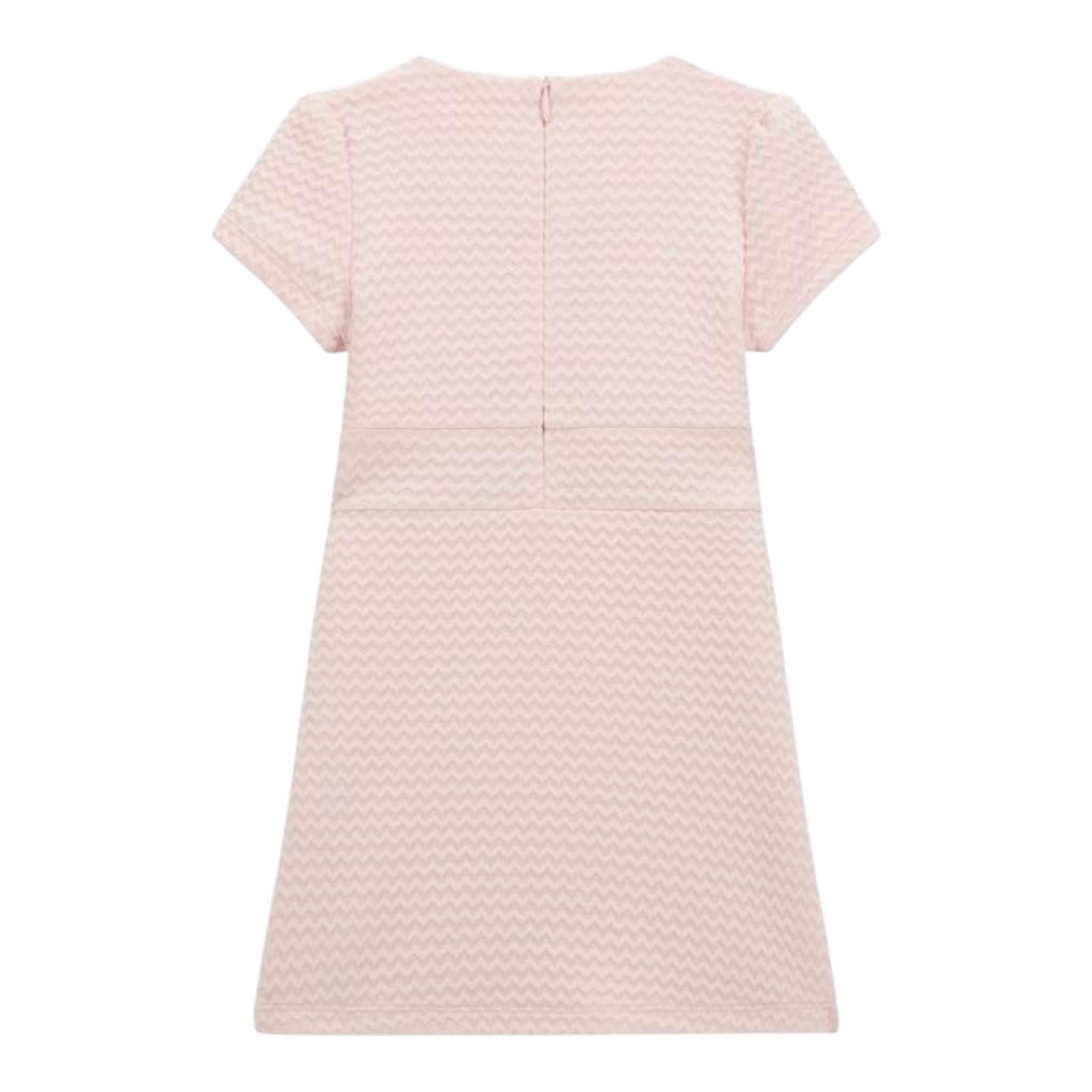 Guess Abito Tinta Unita con Logo per Bambina K4RK12KC3A0 ROSA GUESS 