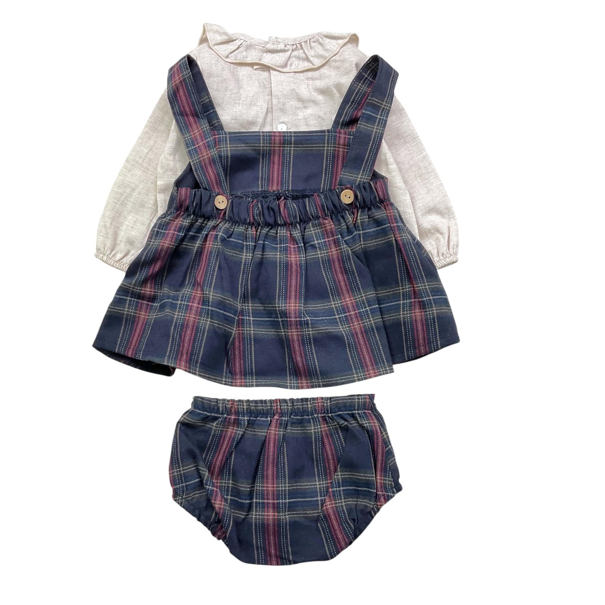 CALAMARO completo 2pz camicia-gonna Beige per Neonata 22073X BEIGE CALAMARO 