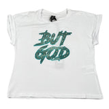 Naice Canotta Tinta Unita con Stampa per Bambina 27143 BIANCO NAICE 