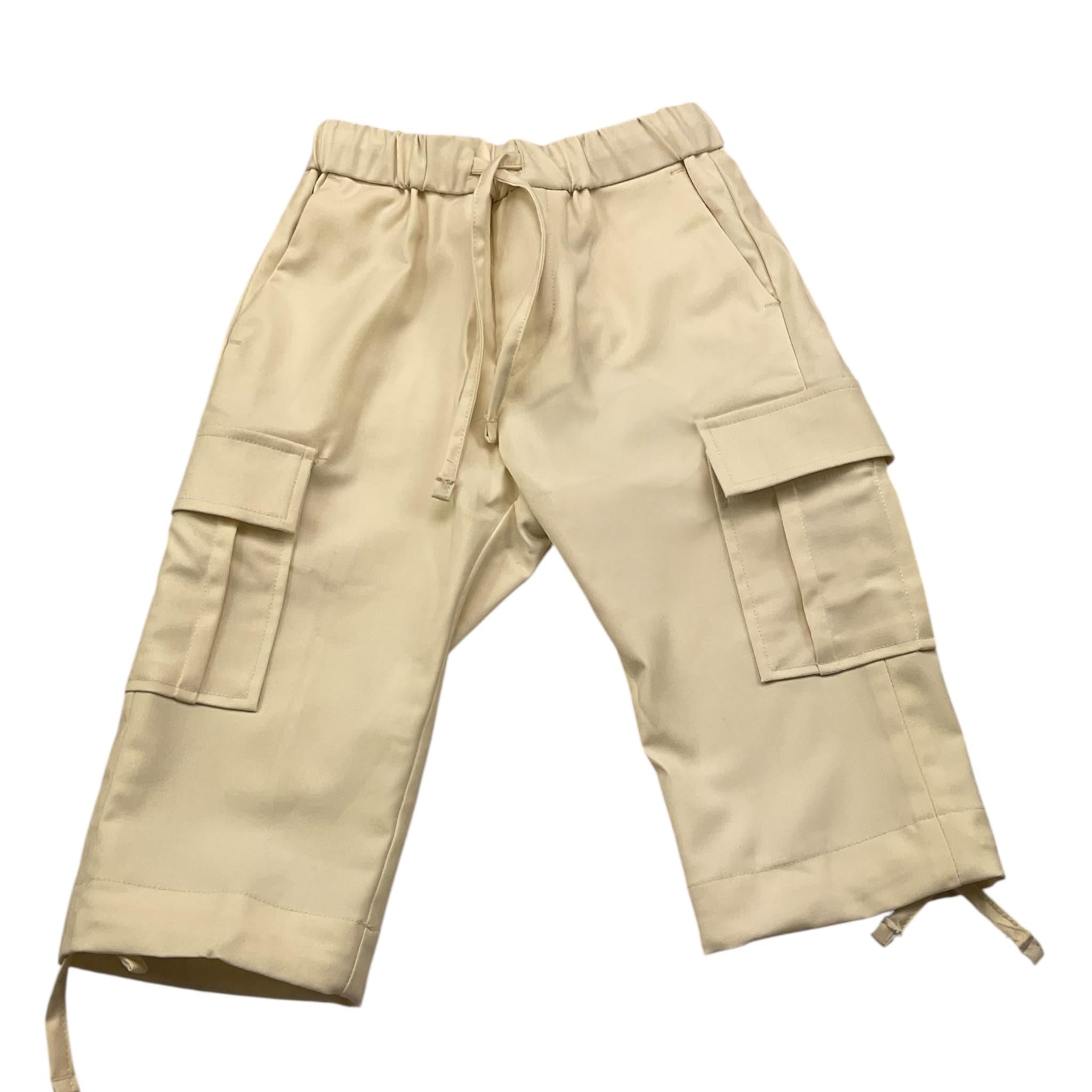 I'M BRIAN pantalone tinta unita con elastico in vita Panna per Neonato PA3073JN PANNA I'M BRIAN 