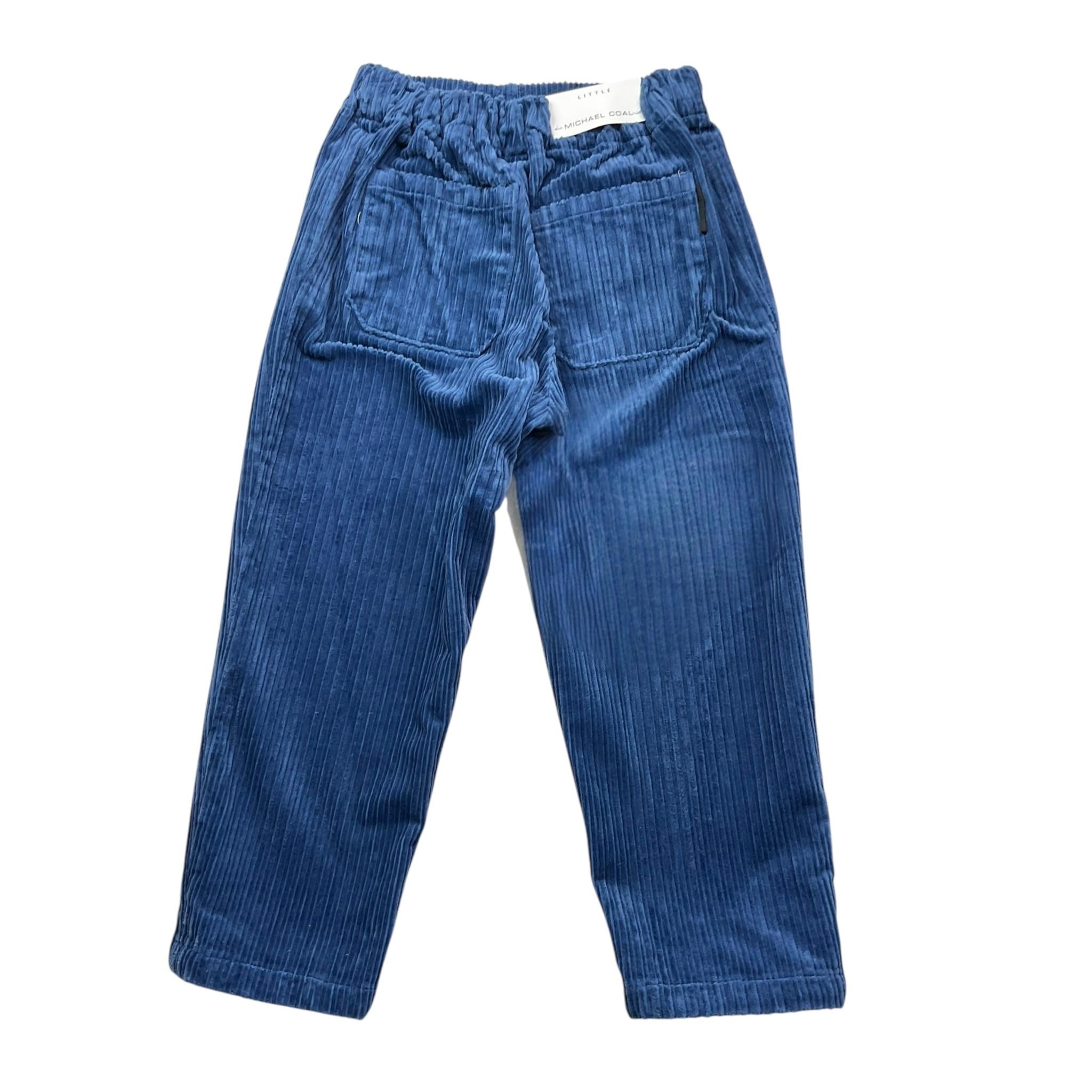 MICHAEL COAL pantalone inta unita con elastico in vita Blu per Bambino LITTOM3333F24 BLU MICHAEL COAL 