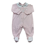 Isabel & Martinez Tutina Manica Lunga Tinta Unita con Brillantini per Neonata IM25N455 ROSA ISABEL & MARTINEZ 