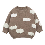 PLAY UP maglia girocollo tinta unita con stampa Marrone per Neonata PA022AP11354 MARRONE PLAY UP 