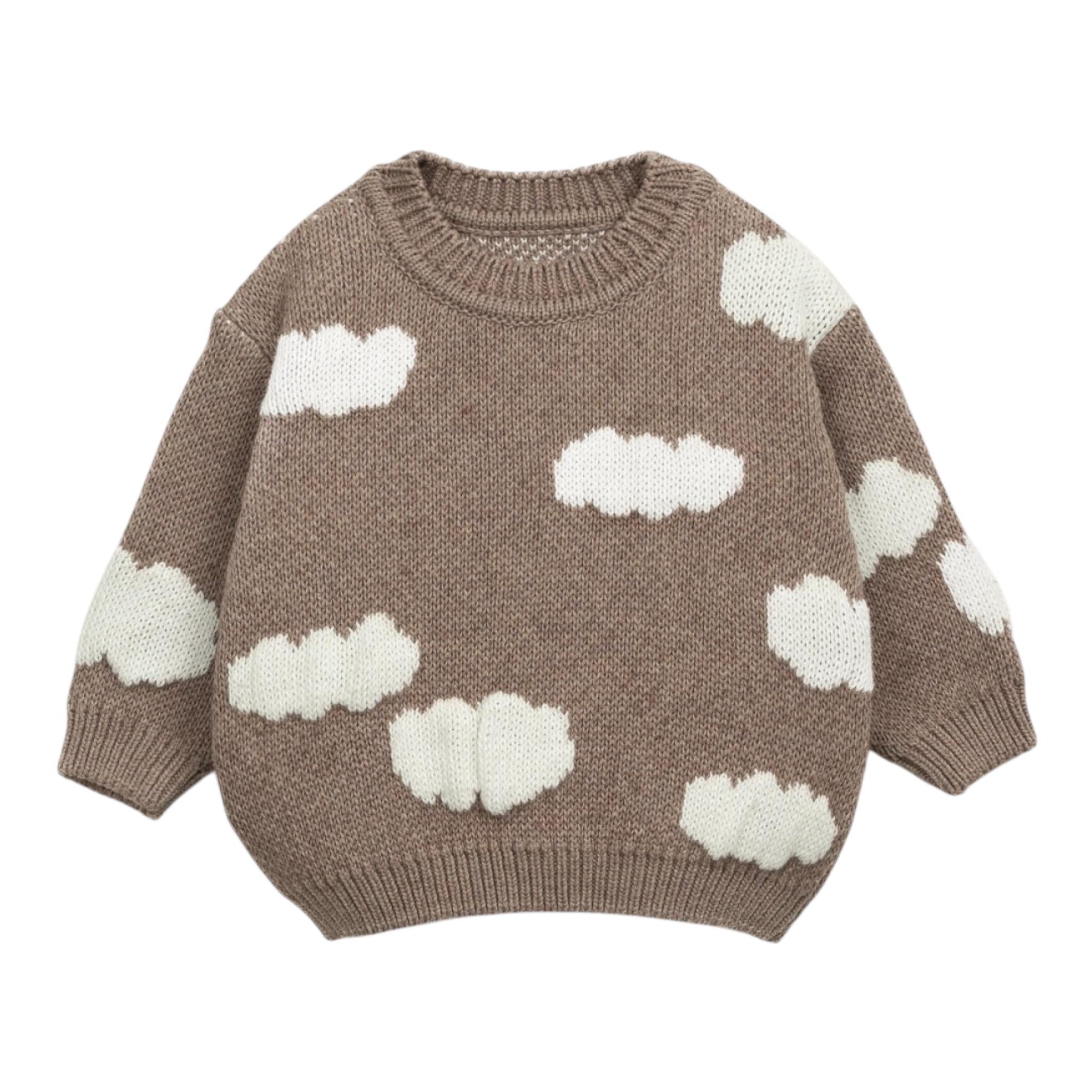 PLAY UP maglia girocollo tinta unita con stampa Marrone per Neonata PA022AP11354 MARRONE PLAY UP 