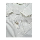 Elisabetta Franchi Tutina Manica Lunga tinta unita Bianco per Neonata ENTU50 BIANCO ELISABETTA FRANCHI 