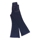 Missoni Jeans – Einfarbige blaue Schlaghosen für Mädchen