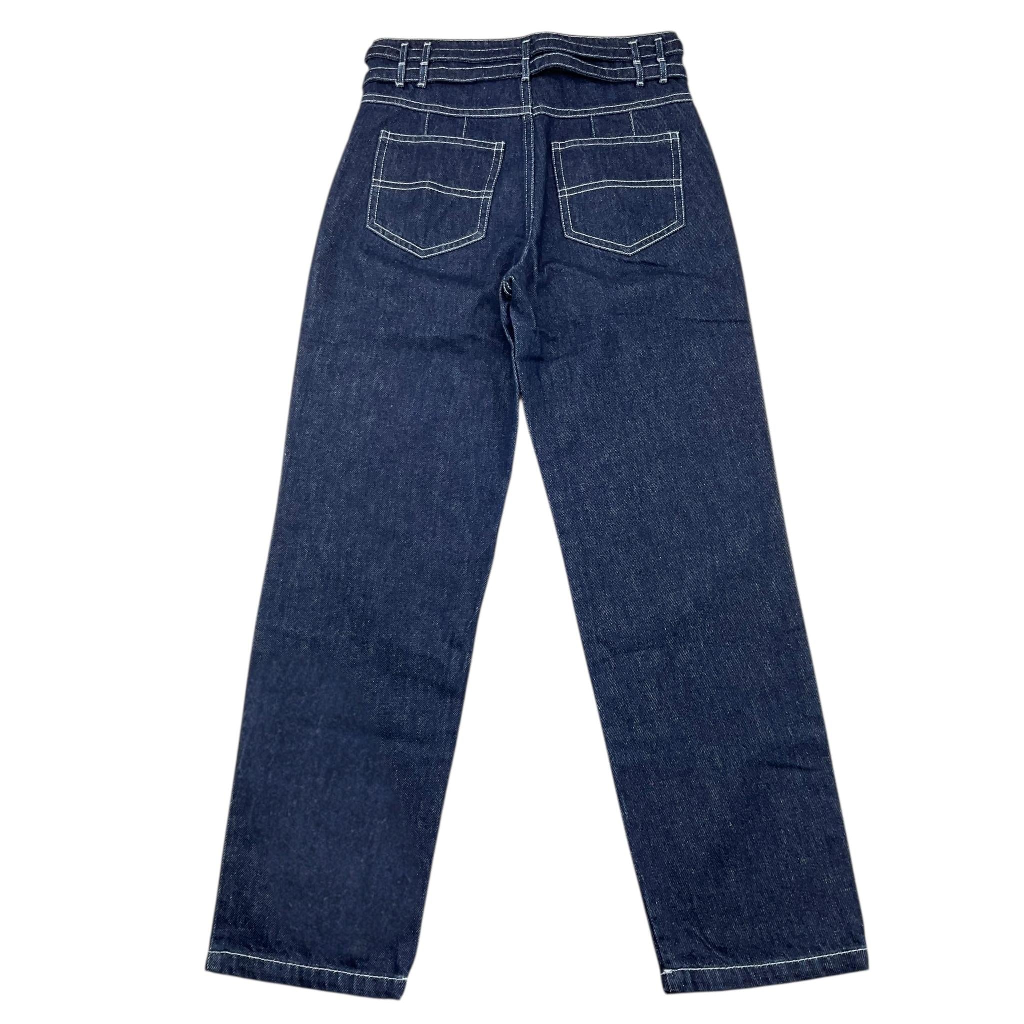 PHILOSOPHY jeans tinta unita con ricami Blu per Bambina PFPA001 BLU PHILOSOPHY 