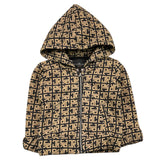 JOHN RICHMOND felpa con zip e cappuccio tinta unita con logo Beige per Neonato RIA25047FE BEIGE JOHN RICHMOND 