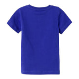 Name.It T-Shirt Rundhals Einfarbig mit Kontrastdruck Blau Für Jungen