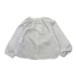 Babe & Tess Camicia Tinta Unita con Fantasia A Righe per Neonata 03518037N BIANCO BABE & TESS 