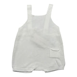 Wedoble Salopette Tinta Unita con Taschino per Neonato V24033035B BIANCO WEDOBLE 