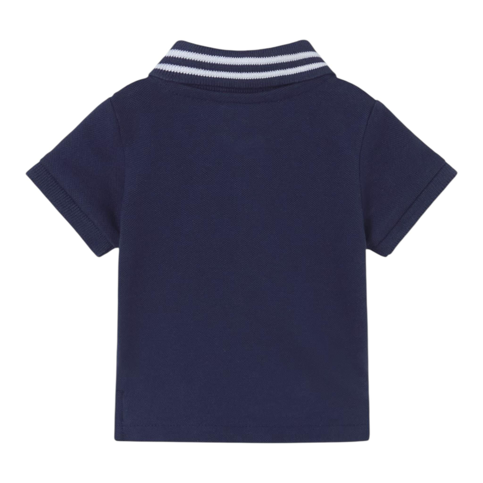 Mayoral Polo Mezza Manica Tinta Unita per Neonato 190 BLU MAYORAL 
