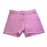 Stella Mccartney Einfarbige Jeansshorts Mit Elastischer Taille Rosa Für Mädchen