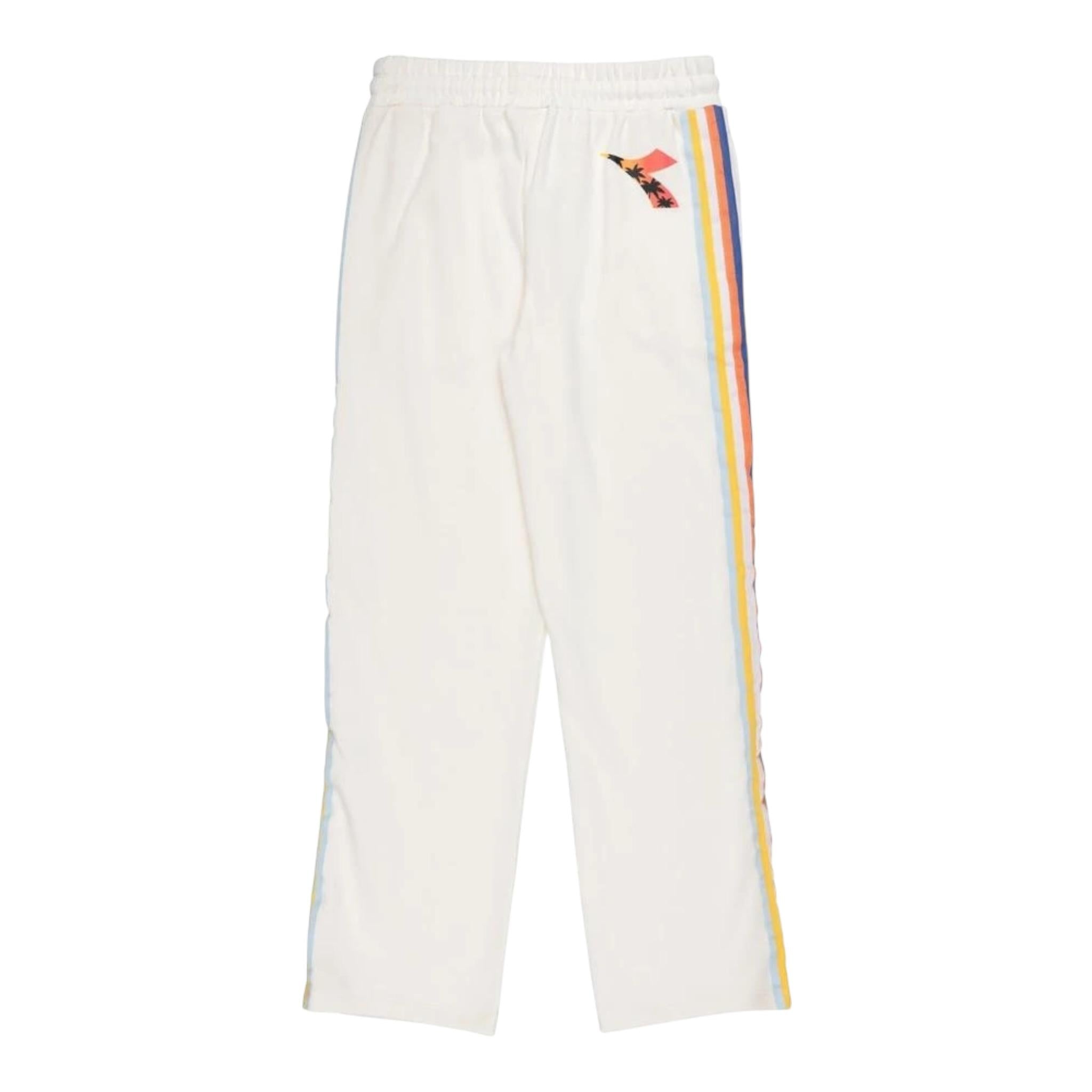 Diadora Pantalone Tuta tinta unita con Profili In Contrasto Panna per Bambino S4DIJBFP017 PANNA DIADORA 