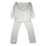John Richmond Completo 2 Pezzi Felpa-Pantalone Tinta Unita per Bambino RGP26013CF BIANCO JOHN RICHMOND 