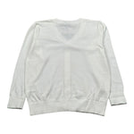 Never Too Cardigan tinta unita Scollo A V Panna per Bambino CRDNVT PANNA NEVER TOO 