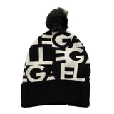 GAELLE cappello tinta unita con loghi in contrasto Nero per Bambina 2741CAP00504 NERO GAELLE 