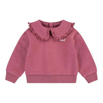 LEVI'S felpa tinta unita con colletto Rosa per Neonata 1EK989 ROSA LEVI'S 