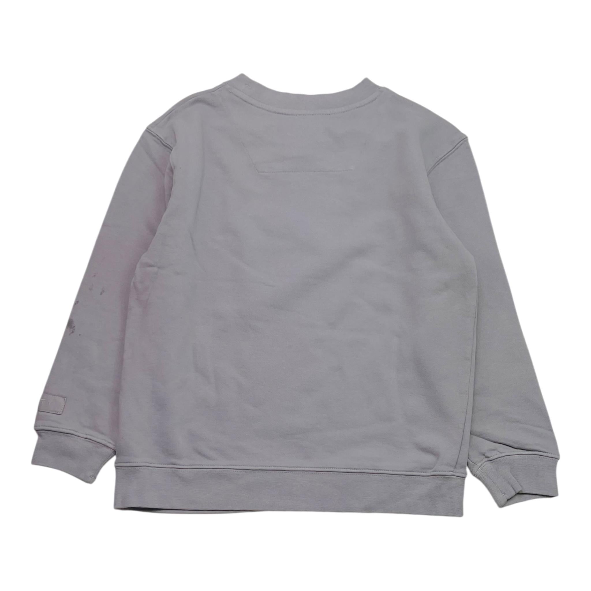 DUSTY COLOR felpa tinta unita girocollo Grigio per Bambino DUXF4025FE GRIGIO DUSTY COLOR 