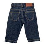 TRUSSARDI jeans tinta unita con girovita regolabile Blu per Neonato TIA25118JE BLU TRUSSARDI 
