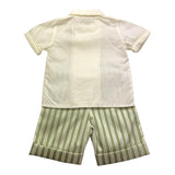 La Stupenderia Completo 2 Pezzi Camicia-Bermuda per Neonato CCCT67 BIANCO LA STUPENDERIA 